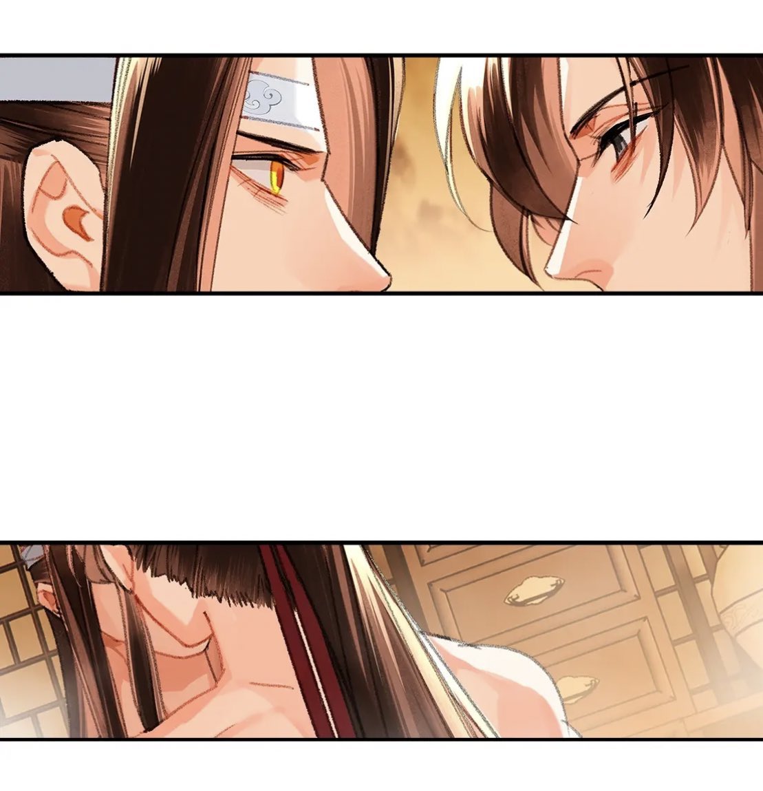 this manhua update was INSANE. for the mdzs nation to finally get a visual adaptation of the bath tub scene from novel to manhua… the team behind this are doing the most 🙌🏼 