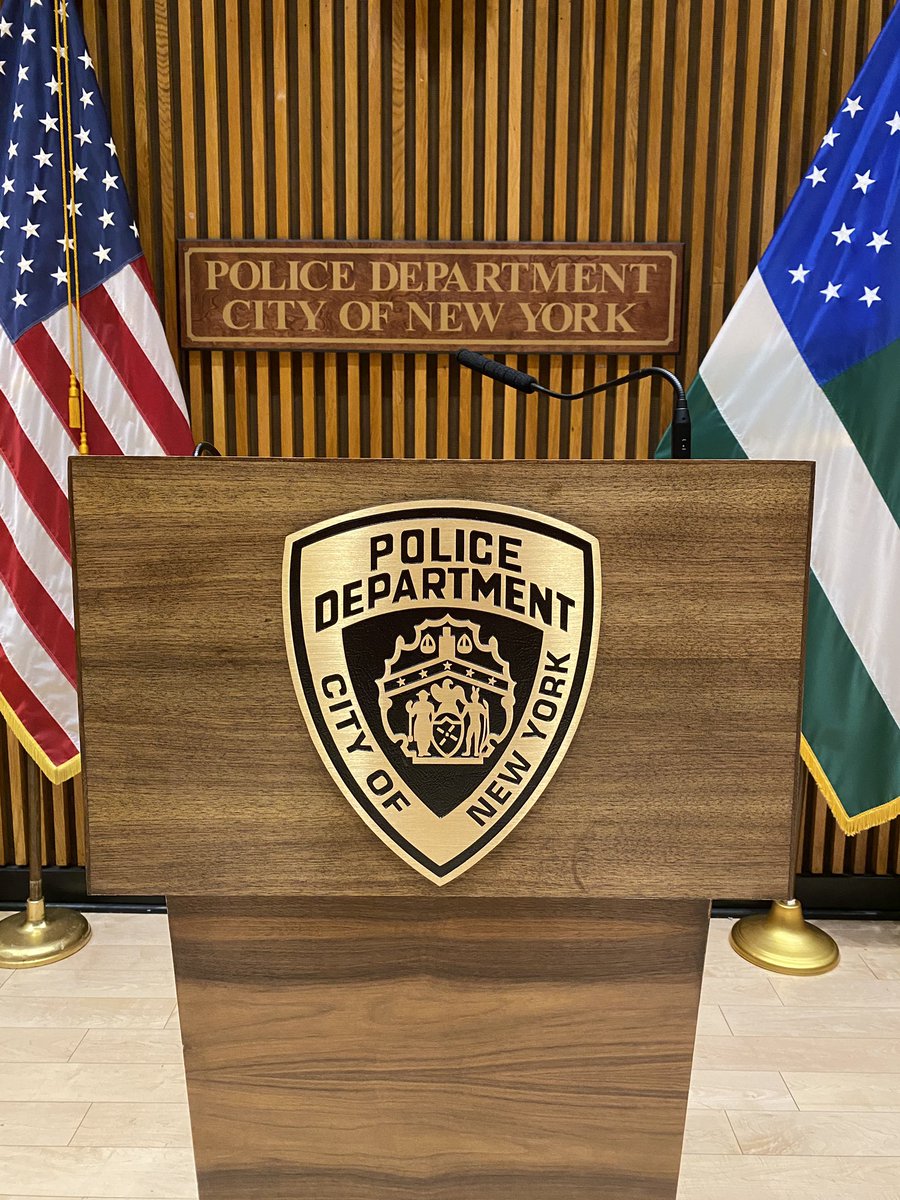 NYPDnews's tweet photo. #HappeningSoon: A briefing in regard to this morning's shooting in Brooklyn. https://t.co/2O4pCEmuHw