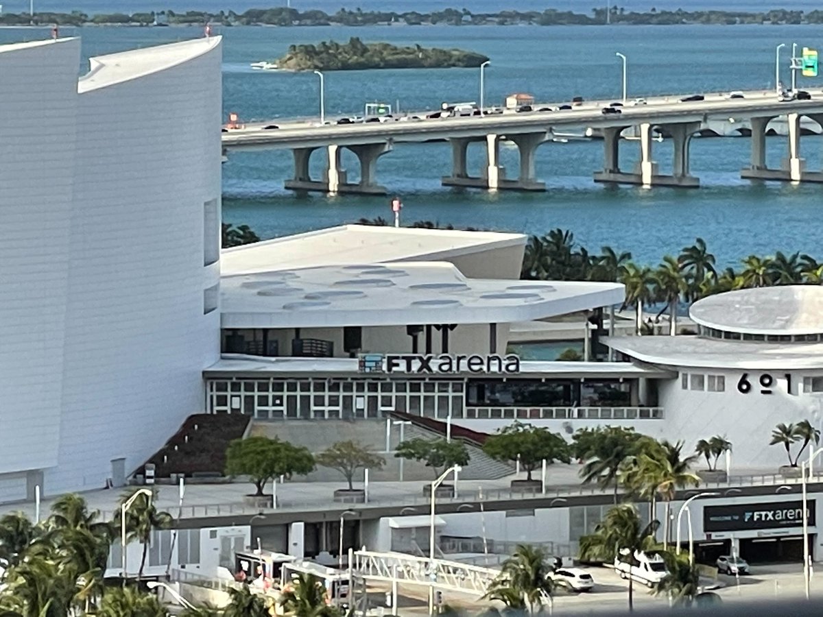 It's gotta be a good sign that on the day before your mint, you look up from your AirBnb and notice @FTXArena in the background 😀.

<a href="/SqwizzNFT/">Sqwizz | Chapter 1 Sold Out</a> <a href="/FTX_Official/">FTX</a> <a href="/thedropnft/">The Drop</a>