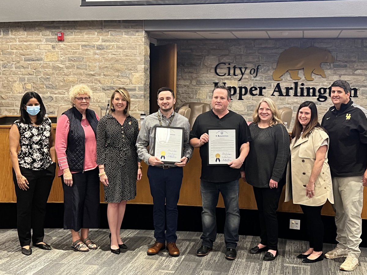 Celebrating members of our .@UA_Schools team who have been honored as leaders in their field - Ohio Strings Teacher of the Year Chris Lape, OHSAA D1 Coach of the Year Justin Buttermore & Champion of Change Andrea Rowson! #ServeLeadSucceed #StrengthInTeam