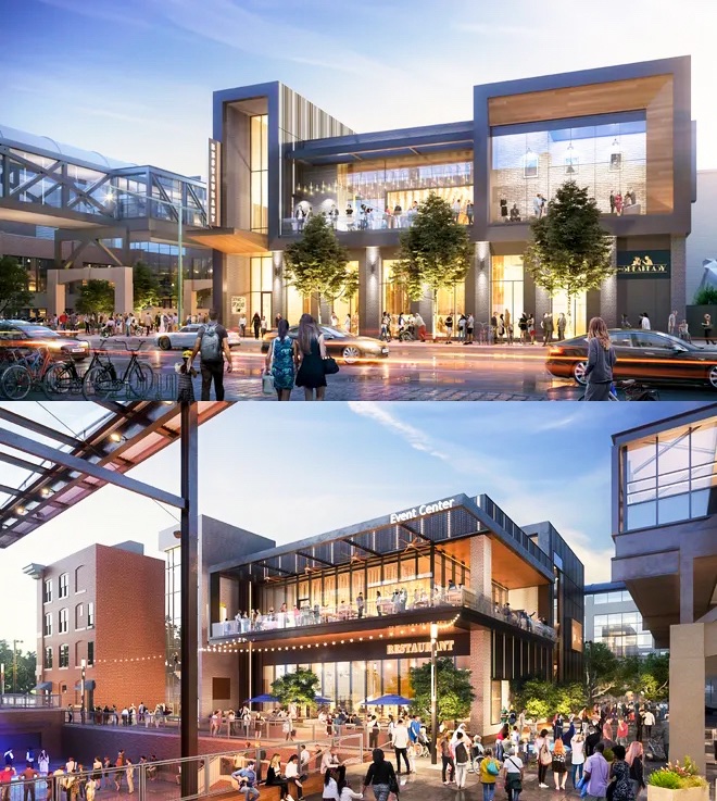 FOS's tweet photo. Indiana Pacers owner Herb Simon is converting a parking lot into a $20 million entertainment venue 🌇
➖ 30,000 sq. ft. event space
➖ New restaurant, speakeasy
The project is set to finish before Indianapolis hosts the 2024 NBA All-Star game, per @indystar. https://t.co/lbmbLPya3N
