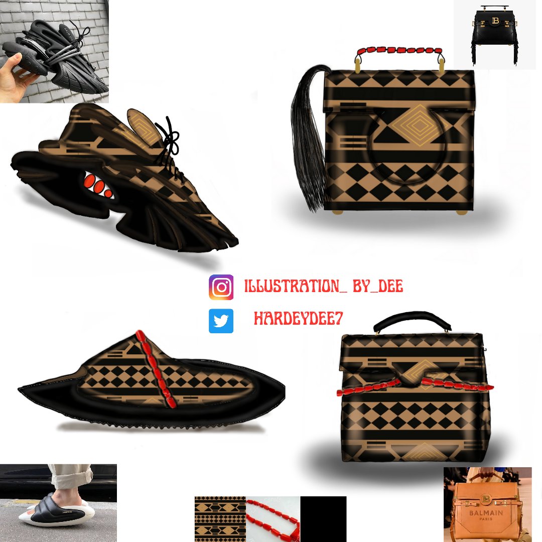 Hardeydee7's tweet photo. It's the second week for the #thedesignprojectnaija and this is my submission for the Balmain accessories task
#tdpn22
#thedesignprojectnaija https://t.co/OuNd4U17Ad