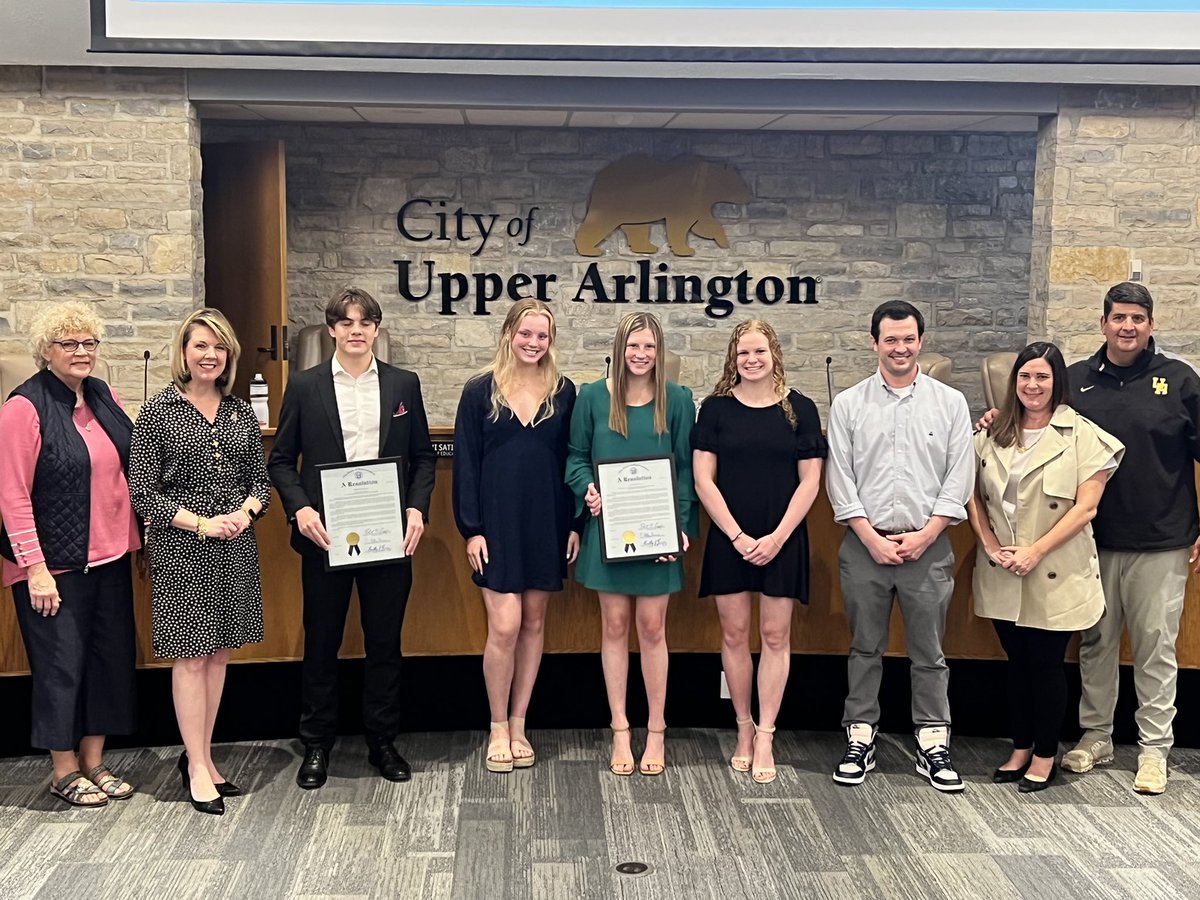 Congratulations to our state champion swimmers: Grant in the 100-meter breaststroke and Avery, Caroline, Riley and Hayden in the 200-meter free relay! #ServeLeadSucceed #StrengthInTeam