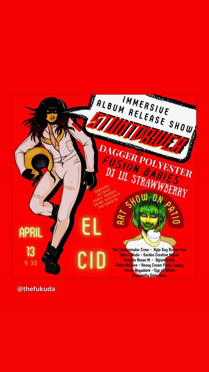 FukudaJohn's tweet photo. hollywood friends: ill be at this event at el cid tomorrow (weds 4/13) set up with the ceramics come if you can at El Cid on sunset in Silver Lake #sunsetjunction #thefukuda #recordreleaseparty #grouartshow https://t.co/0vLU1Pcw5X