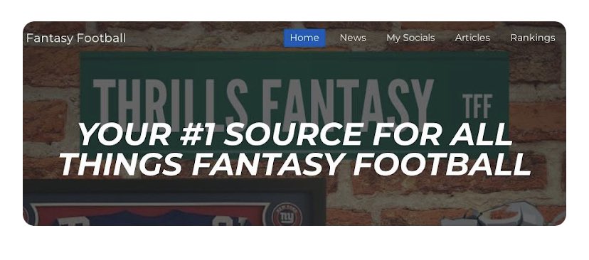 TFFPhilip's tweet image. Just about finished putting together my fantasy football website where there will be breaking news, rankings, and best of all, ARTICLES which I am beginning to work on and get posted.
—
Big things coming soon 👀 
Site: sites.google.com/d/1-pKUwC2Irgm…
—
#nfl #FantasyFootball #google
