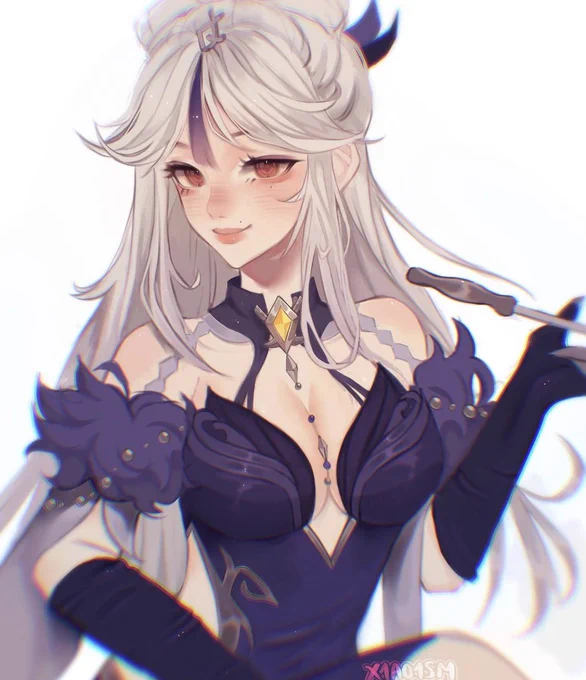 HI i am a 16 year old latine artist and i love making fanart of women 💗#PortfolioDay  #原神 