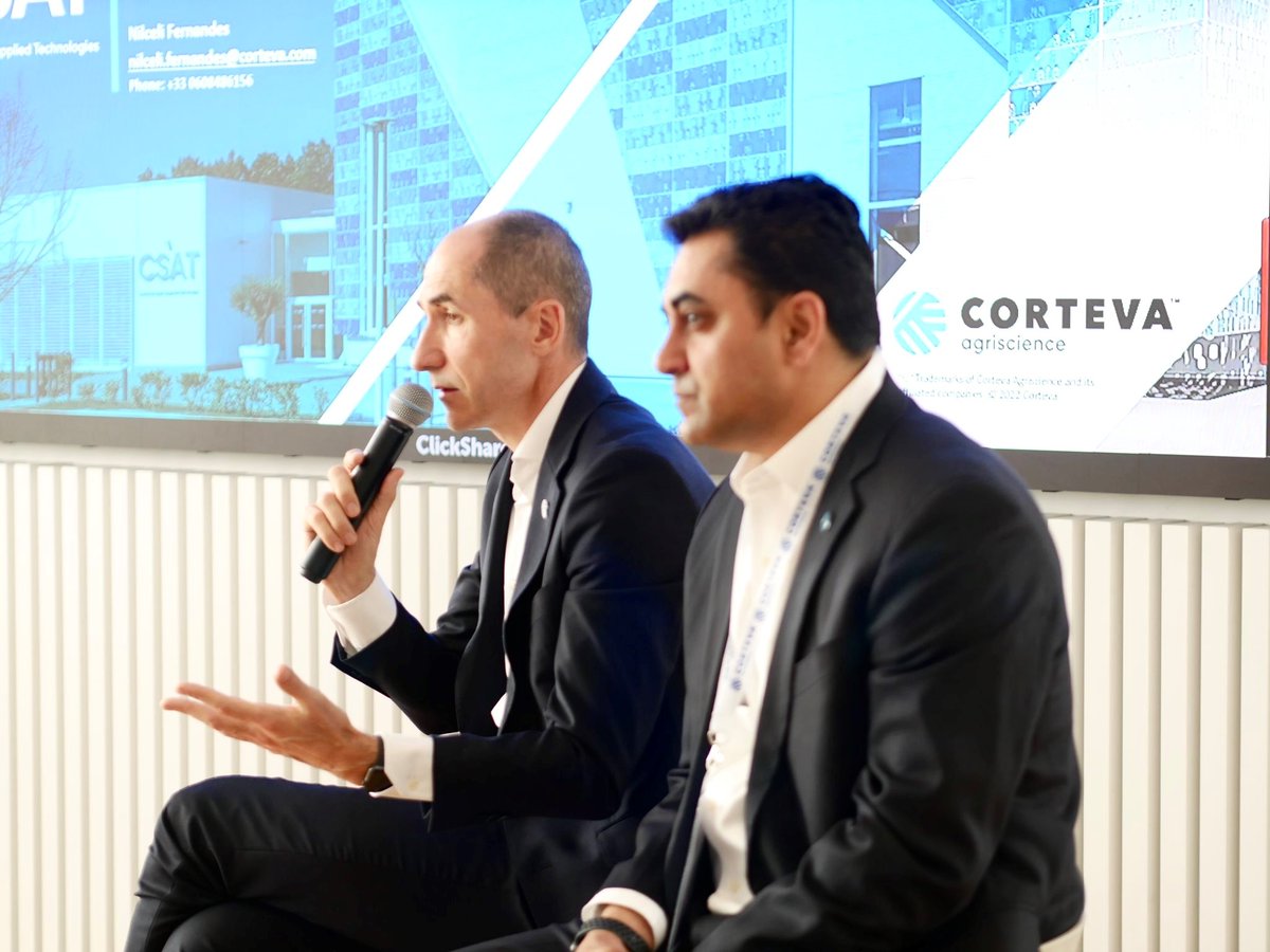 prabdeep_bajwa's tweet photo. It was a privilege to welcome customers and media to the grand inauguration of @corteva's  3rd world-class Center for Seed Applied Technologies, in Aussonne France This is our commitment to bringing the highest quality Seed applied technologies to growers in France and Europe https://t.co/NXfnWOPNhI