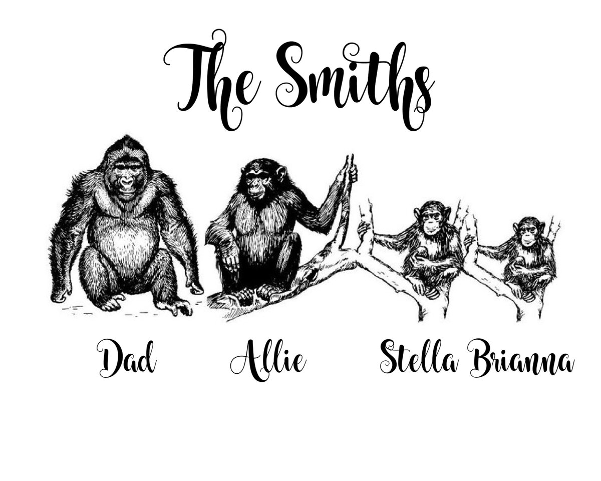 DSmithcreations's tweet photo. Excited to share the latest addition to my #etsy shop: Personalised Family Gorilla Print https://t.co/MqTviBvKys #collage #unframed #bedroom #familyprint #fungifts #personalizedprints #fathersdaygift #birthdaygift #grandparentsgift https://t.co/HosIE3YxGN