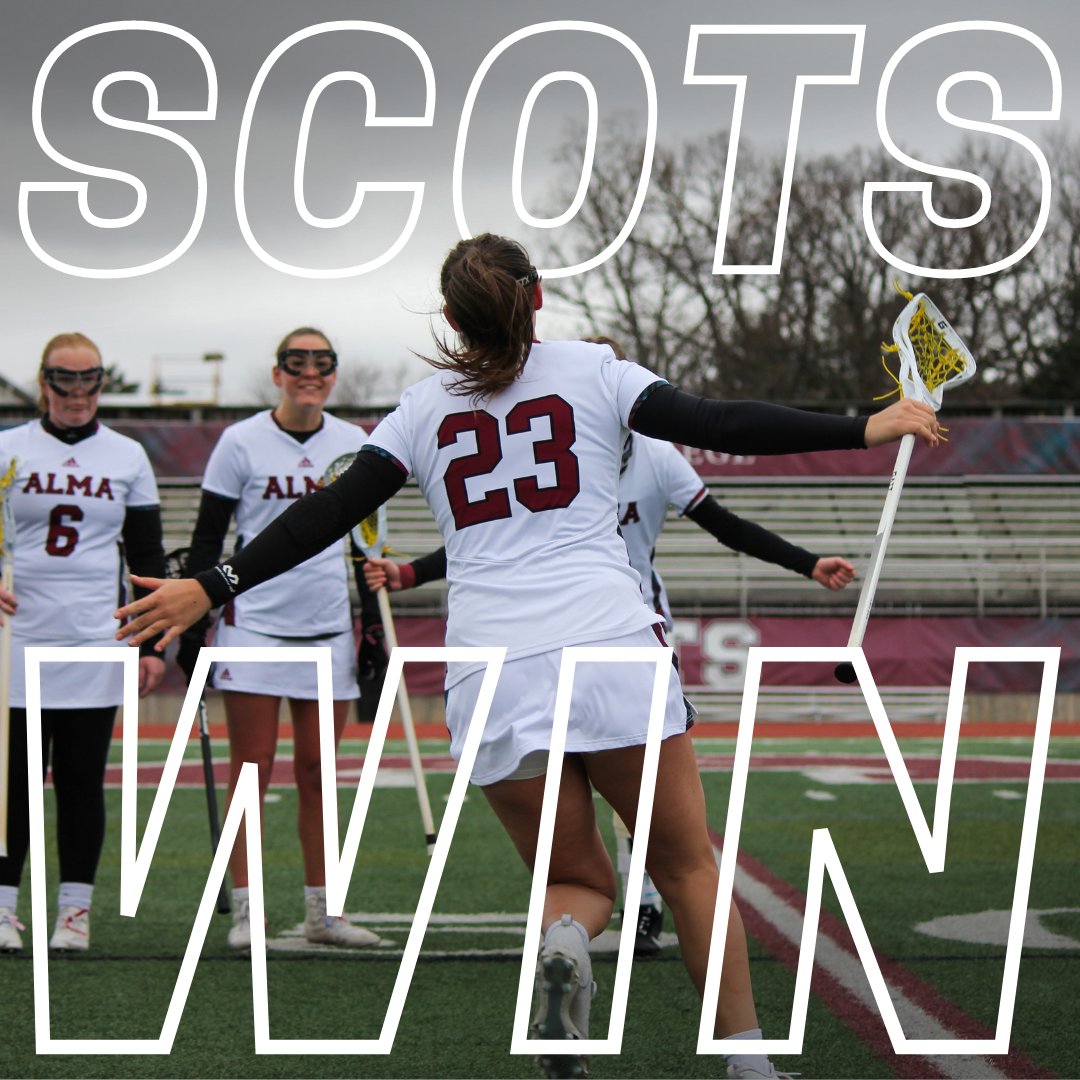 AlmaScots's tweet photo. A beautiful day for a win! @AlmaScotsWLAX beat Adrian College, 21-13. https://t.co/As0mmTmdZi