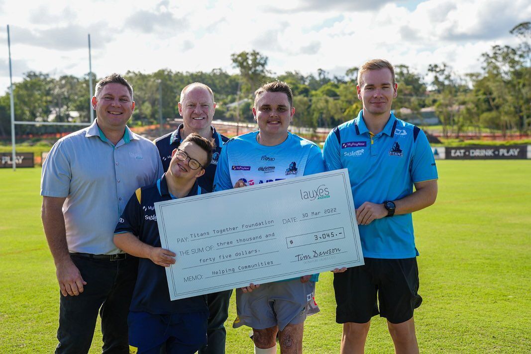 LauxesGrates's tweet photo. We are proud to have raised over $3000 through our VIP event charity raffle, with all proceeds going to the @GCTitans Together Foundation. The foundation focuses on community connection and engagement, making a difference in the lives of locals who need it most. https://t.co/GQOm1woKRk