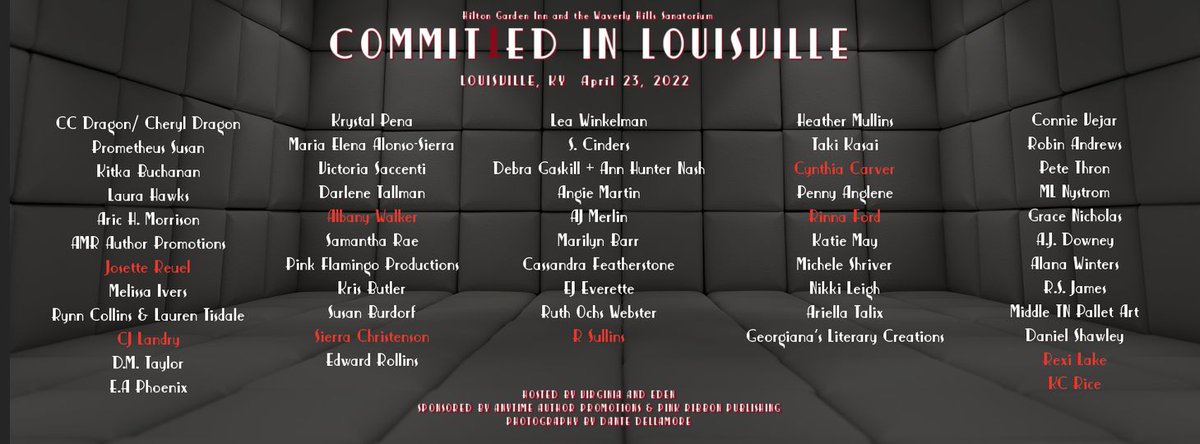 In 11 days I'll be going to Lousiville for my 1st book signing #convention. There are over 50 #authors who will be there. If you're in the neighborhood, grab a ticket. I'd love to see you there!

#WritingCommunity #WritersLife #IndieAuthor #SignedBooks

tinyurl.com/commitedinloui…