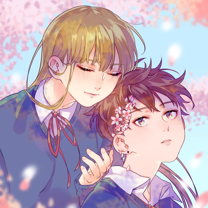 First time jumping into #PortfolioDay
Hello I'm Curry, started as an Illustrator, now turned comic artist. I draw mainly GL inspired works 👩‍❤️‍💋‍👩
Currently working on a (GL)comic named "Not So Shoujo Love Story" on webtoons which you can read the first season for free! 