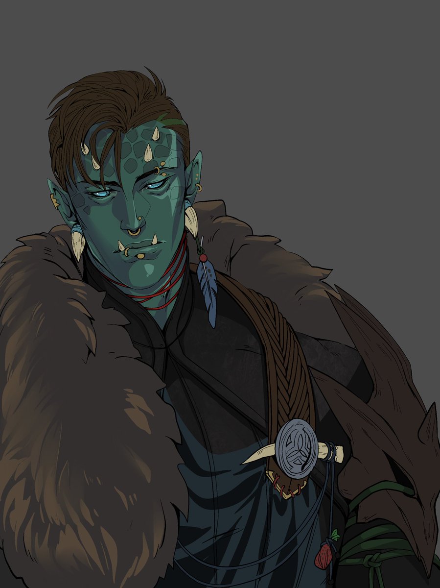 fawnlen's tweet photo. I draw DnD characters and scenes 🎲 
Let’s go on an adventure! 🖤🤍 https://t.co/4aISgXRnJX