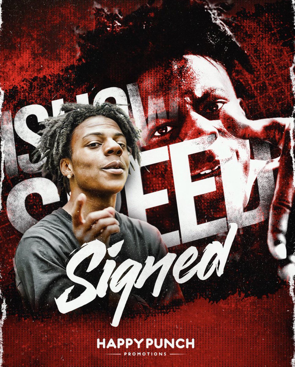 HappyPunch's tweet photo. SIGNED. Welcome to the team @IShowSpeed 👊 https://t.co/WETV5ymHiV