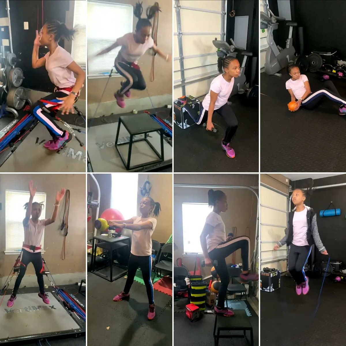 CharlesCtyElite's tweet photo. The War Room was busy as usual!! The younger ones NEVER disappoint!
#KorieWallace💨
#ColinHackett🏈🏀💨 
#HardworkAndDedication💪🏾🏋🏾‍♀️🏋🏾‍♂️
#CharlesCountyEliteProducts💛💙 https://t.co/dBKqxxdyHv