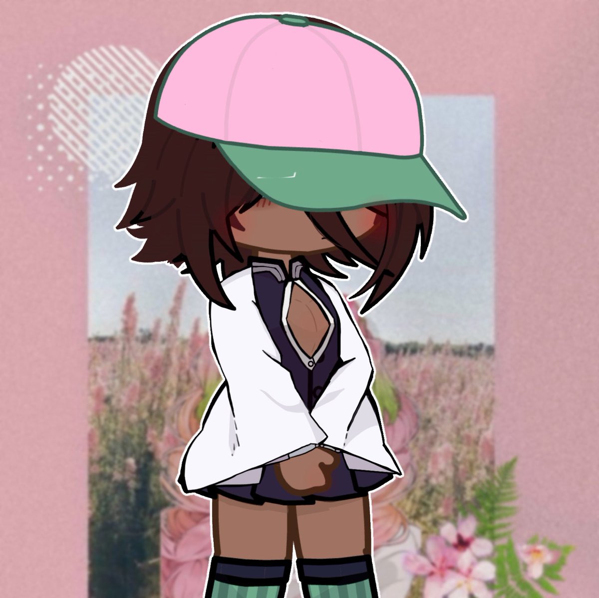 XXedlow's tweet photo. Wearing the uniform of the Mitsuri https://t.co/6xBecDsHXO