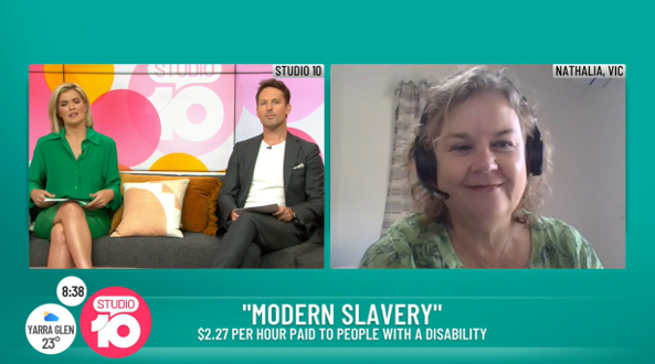 "We hope it gets greater recognition of the way people with disability are treated … and most importantly paid” talking with <a href="/Studio10au/">Studio 10</a> this morning about the #DisabilityRC focus on ADEs. 

#LowPayNoWay #EqualPayEqualRespect