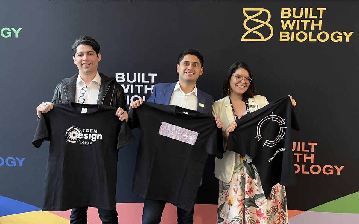 iGEMdesign's tweet photo. We are at @BuiltWithBio!
And we have some iDL Swag for you!
Our #Challenge: You need to follow us, find someone from our staff and tell us who was the 1st ever @iGEMdesign grand prize winner!
The first one gets a t-shirt!
#DesignWithBiology
#BuiltWithBio https://t.co/IJvYvjFqi5