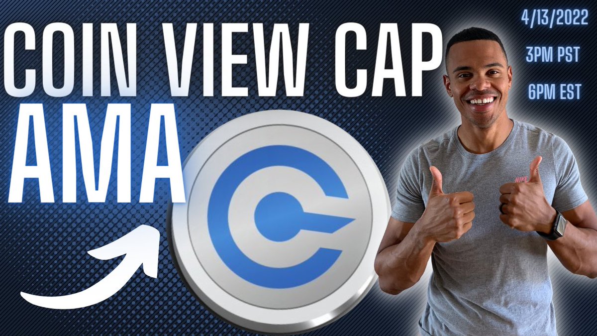 cryptojourneyrs's tweet photo. Reserve your seat for our AMA with @CoinViewCap tomorrow 4/13 at 3PM PST/ 6PM EST! 
➡️➡️➡️https://t.co/Mbo45Cuzld https://t.co/gNyOfDpZ6S