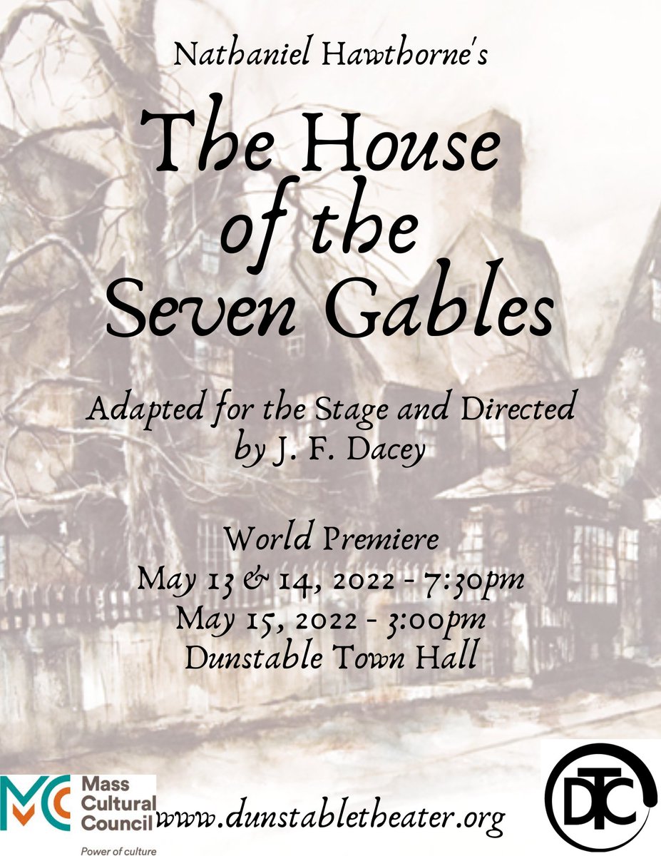 DunstableDrama's tweet photo. DTC presents The House of The Seven Gables - https://t.co/YX3hFfkauS https://t.co/ePX3lQO9H6