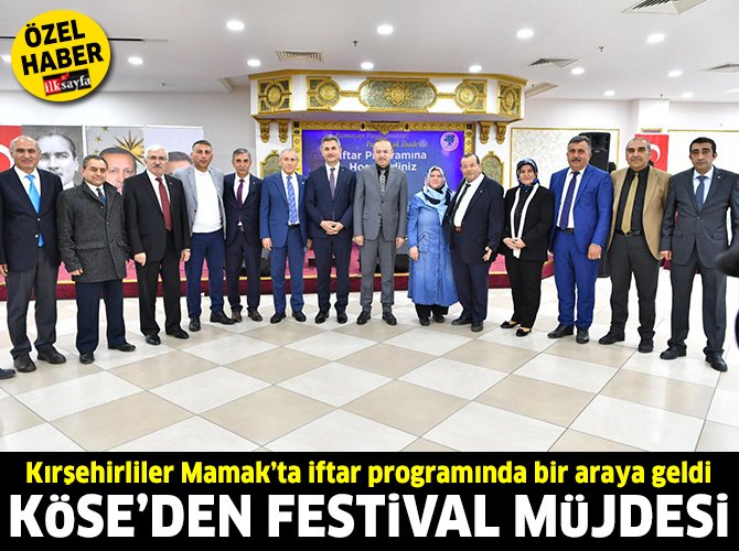 Kırşehirliler Mamak’ta iftar programında bir araya geldi
gazeteilksayfa.com/mobi/kirsehirl…
<a href="/Kaniaraz1/">Kani Araz</a> <a href="/MuratKoseMamak/">Murat Köse 🇹🇷 🦩🚀🏹</a> 
<a href="/DernegiMamak/">Mamak Kirsehirliler Dernegi</a>