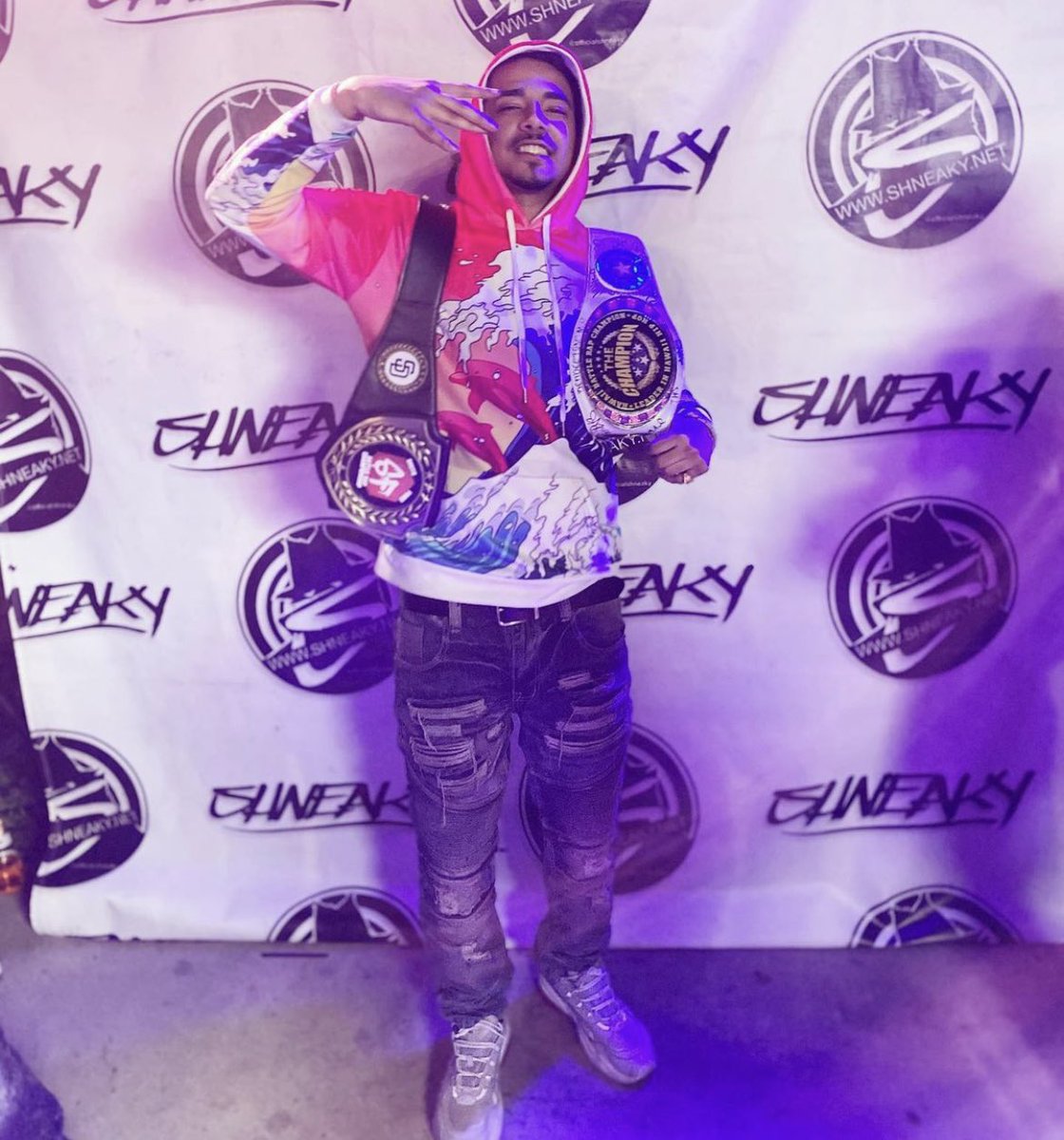CaliSmoov4Life's tweet image. #2Time @ShotsFiredRap Champion 🏆 
#4Time #HawaiiBattleRap Champion🥇