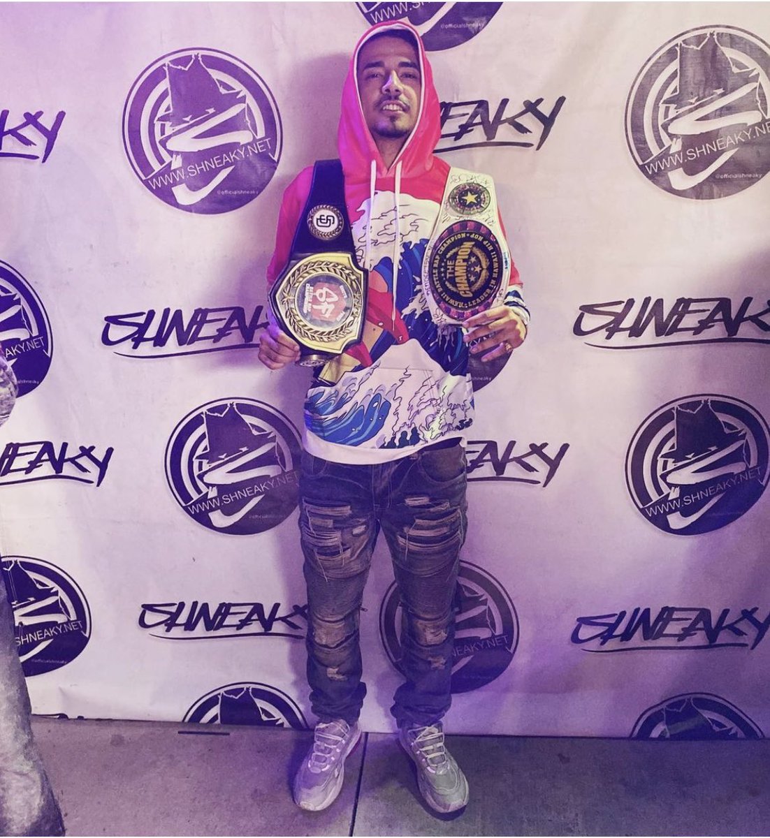 CaliSmoov4Life's tweet image. #2Time @ShotsFiredRap Champion 🏆 
#4Time #HawaiiBattleRap Champion🥇