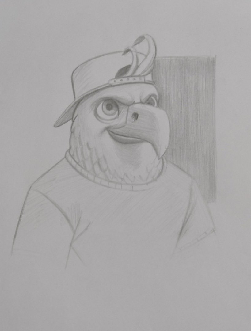 Gal3DArt's tweet image. Some of the first pencil sketches I did before it all started for Meta Eagle Club and Crypto Bull Society.