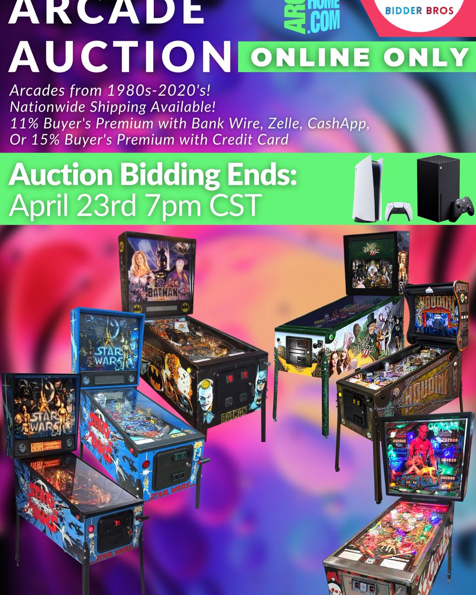 Online Bidding has started! Bidderbros.com

Also don't forget to sign up for our email list!