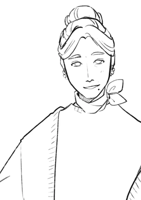 Love how my sketches are either super clean or very much NOT. 