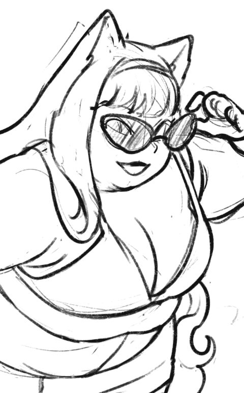 Love how my sketches are either super clean or very much NOT.