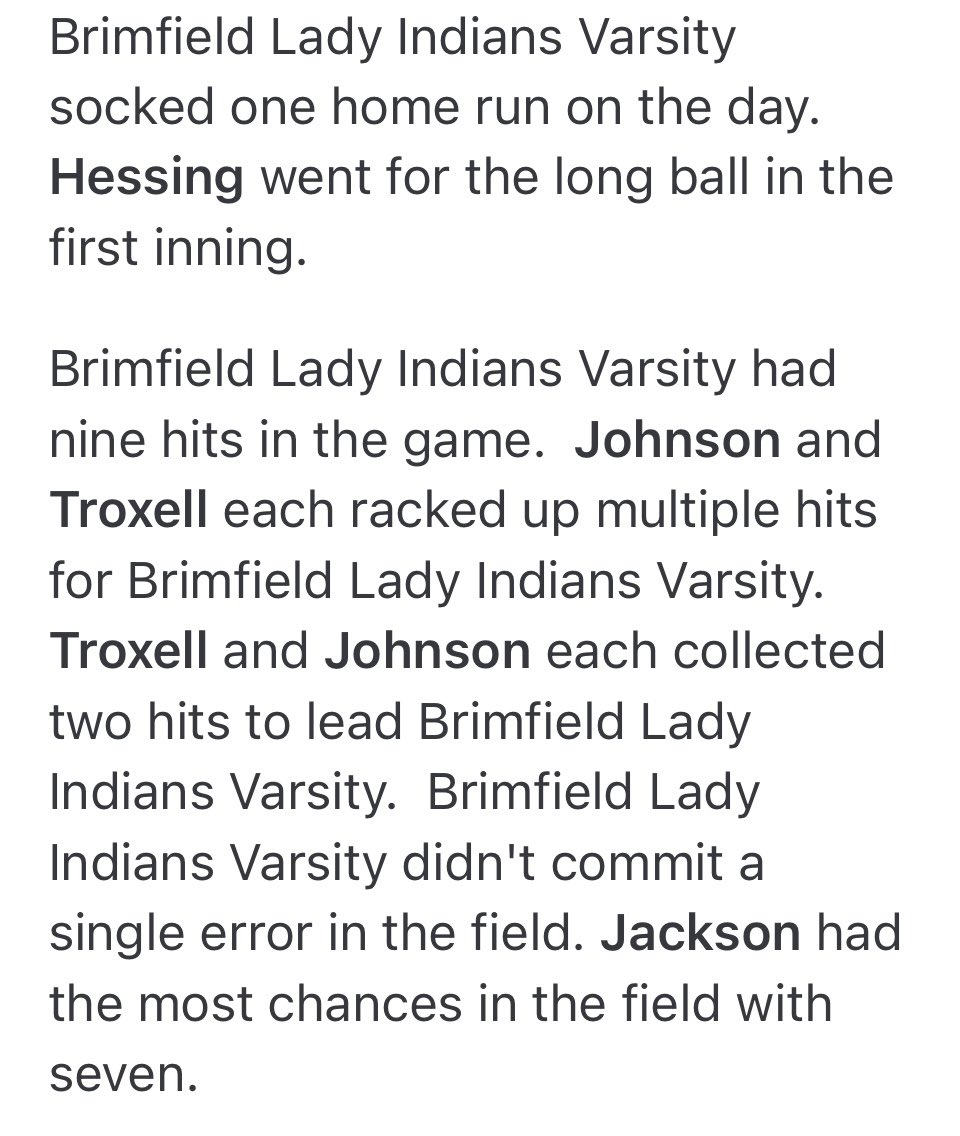 Another win! Great job ladies 💪🏼