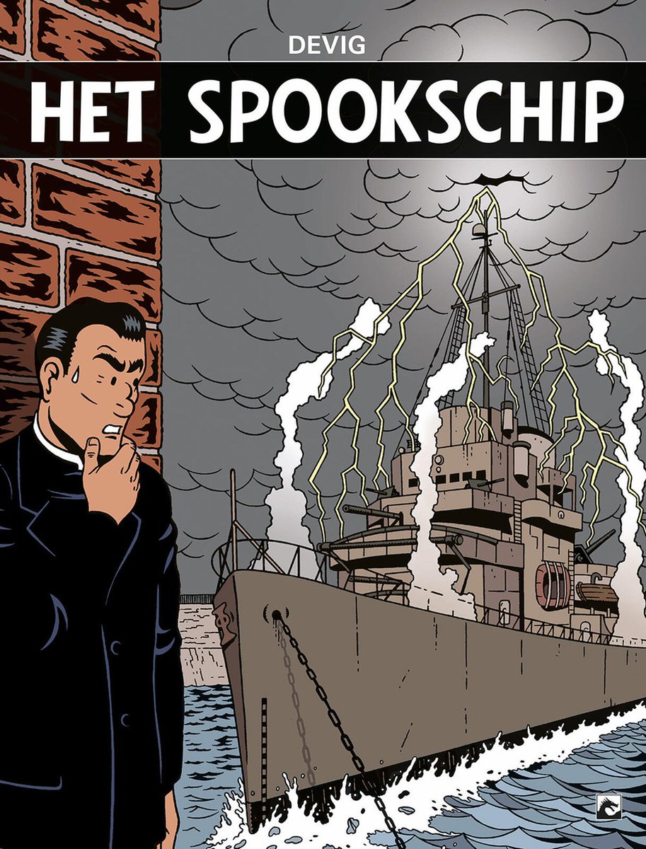 stripland_BENL's tweet photo. In Het #Spookschip draait alles om een zoektocht naar de waarheid van de Amerikaanse Pater Mils. Wanneer twee parochianen een ernstige bizarre ziekte krijgen, ontdekt de priester dat er verschrikkelijke experimenten mee gemoeid zijn. Nu te koop. #Devig #DDB #DarkDragonBooks https://t.co/9oxp38Jb2T
