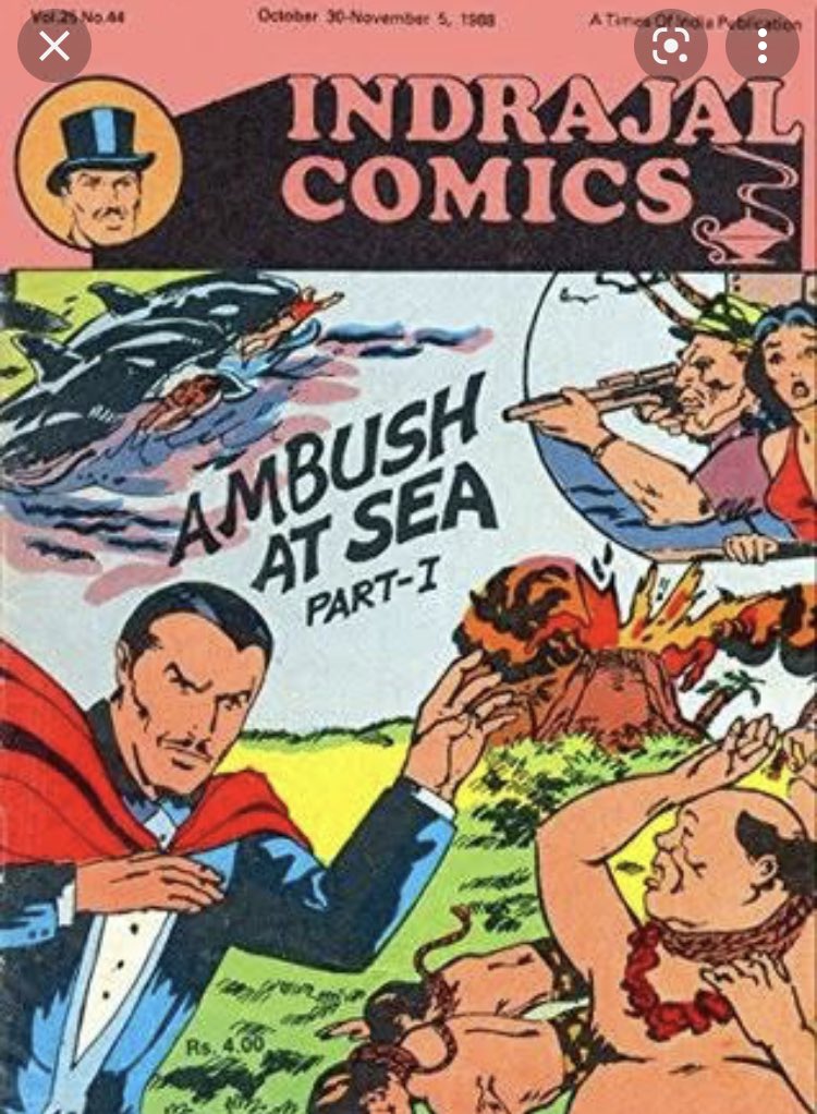 A_Megs's tweet photo. @rishibagree Mandrake.. Indrajal comics!! https://t.co/jnQs2CwHKo