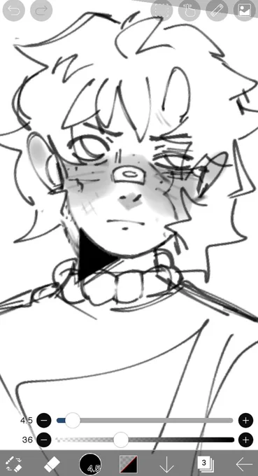 Still getting a hang of drawing on da phone. I'll be back to my tablet in a week lads gnight 