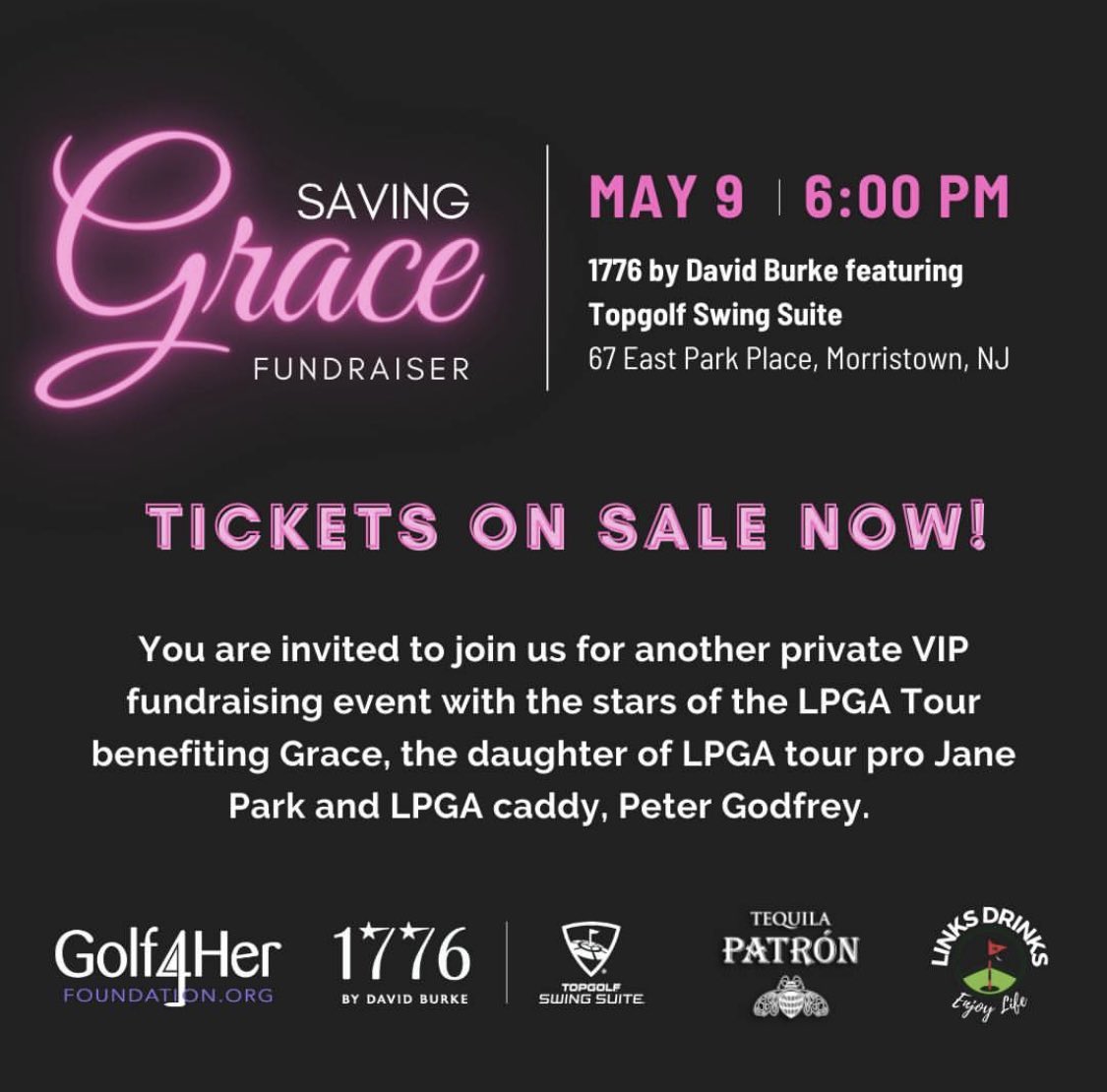 Golf4Her's tweet photo. Wow!!! The LPGA stars are really coming out to support Grace!! Grab your tickets to this exclusive event 💕 https://t.co/5Wfbe2pB0D https://t.co/ZmCjHLmxgS