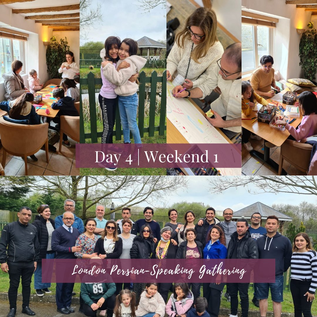UKBahais's tweet photo. GLOBAL CONFERENCES- Day 4 | Weekend 1:  London Persian-Speaking Gathering

London Farsi-speaking friends gathered for a final day, filled with the arts- a first group in a series (2/2)

Poster art translation: "Plant naught but the rose of love" 

https://t.co/Mei7J5Iqxn https://t.co/bWgQ0XRlBA