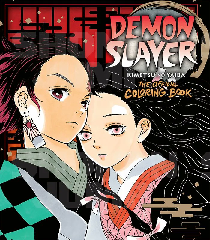 Shonen Jump on Twitter: "Demon Slayer: The Official Coloring Book Relax