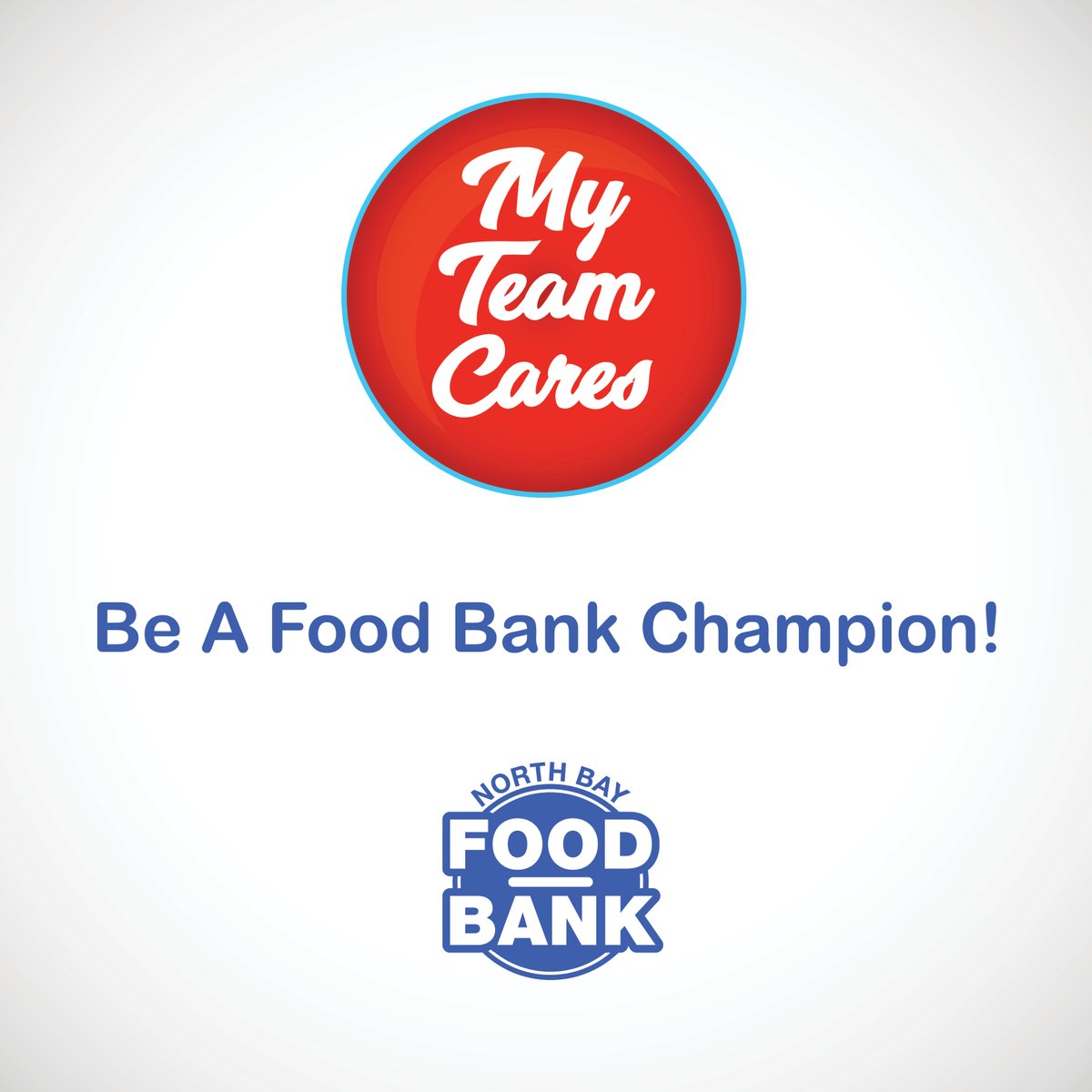 nbfoodbank's tweet photo. My Team Cares allows teams of all kinds to help the North Bay Food Bank care for our community. It’s a fun way to strengthen the bonds within your own organization or team, and it allows us to multiply the good we can do for those in need. https://t.co/mRMkPbO0Pj https://t.co/n5OKMjYnuE