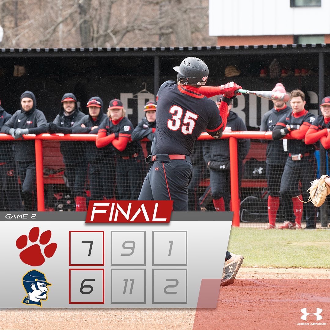 frostburgsports's tweet photo. TWO MORE ✔️✔️

Timely hitting and shutdown pitching propels @Frostburg_BB to a four-game sweep of Alderson Broaddus ‼️ #RollKitties https://t.co/MeaWloZz9I