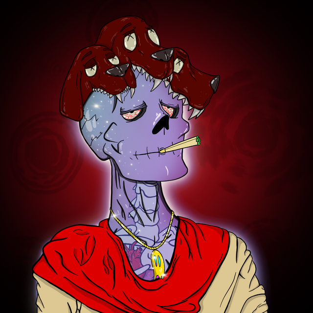 JerzyNFT's tweet photo. Yardy know I had to get STONED TO THE MFIN BONE! @TombStonedHS 💀 https://t.co/YmZCWaB8sS