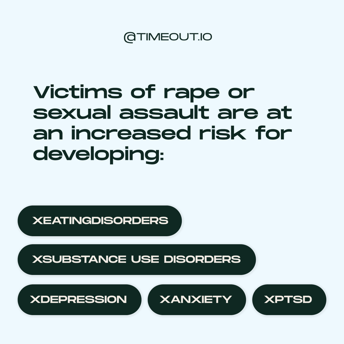 April is #SexualAssault Awareness and Prevention Month. Sexual harassment, assault, and abuse can happen anywhere, including in online spaces. Let’s build safe online spaces together. 💙

#TakeATimeout #Timeout #sexualassaultawareness  #mentalhealth #athletementalhealth