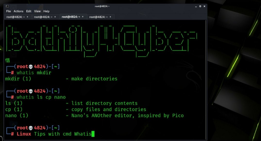 2b_622_b's tweet photo. [whatis]
Pour afficher le court résumé d'une  commande Linux 😊
@CYBERSEC221 @sudo_su___
@Sultane221 #Cyber221 @Shakurhanna #bathily4cybersecurity 
#linuxsenegal #linux #redhat #technology #commandline  #systemengineers https://t.co/CMrcKfjRSB