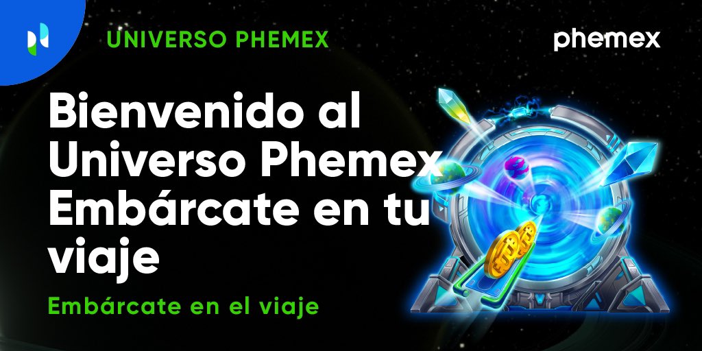 PhemexSpanish's tweet photo. ¡Hey Phemexeros! Les traemos una sorpresa 🎆 ¡Explora el nuevo Universo Phemex🌍 para aprender 📚, jugar minijuegos 🎮, convertirte en ciudadano👫, ganar bonos comerciales💰 y reclamar tus propios NFT! 🤩
Visita el universo 👇🏻

https://t.co/kob8XD6sWv

#PhemexUniverse #BTC #ETH https://t.co/yRLzEuzvYP