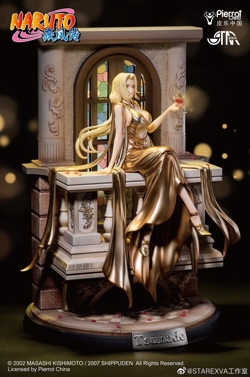 ElMundoShiro's tweet photo. La empresa #STAREXVASTUDIO anunció el lanzamiento de una #Figura a escala 1/7 basada en el personaje #Tsunade de la franquicia "Naruto Shippuden" para el 3er-4to Cuatrimestre del 2022. Tendrá una altura de 400 mm y un precio de 2,880 yuanes (450 dólares). #NARUTO #NarutoShippuden https://t.co/y8OfgQunEK
