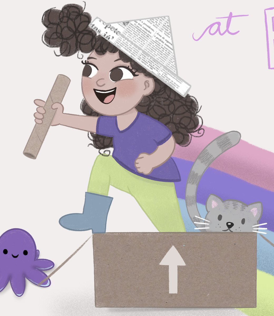 mauren's tweet photo. #portfolioday Hey!  My name is Mauren Veras, I am an author, illustrator and cartoonist.  I am a mother of two, I love nature and I love to show my vision of life to the little ones with good #childrensbooks https://t.co/fTQLHXgkQN