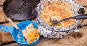 😋Enjoy 'National Peach Cobbler Day'😋

Do you like peach cobbler?

Easy Campfire recipe👉👉👉koa.com/camping-recipe…
3 ingredients in a Dutch Oven:
🍑2  packages yellow cake mix
🍑4  cans sliced peaches
🍑1  stick butter

#PeachCobblerDay #Food #Dessert #RecipeOfTheDay