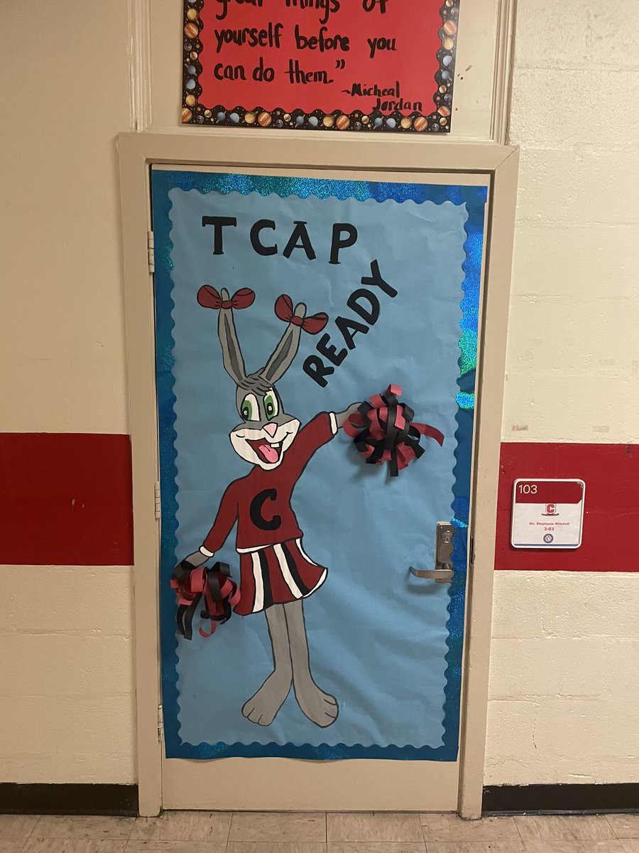 TCAP Spirit week doors are Cherokee