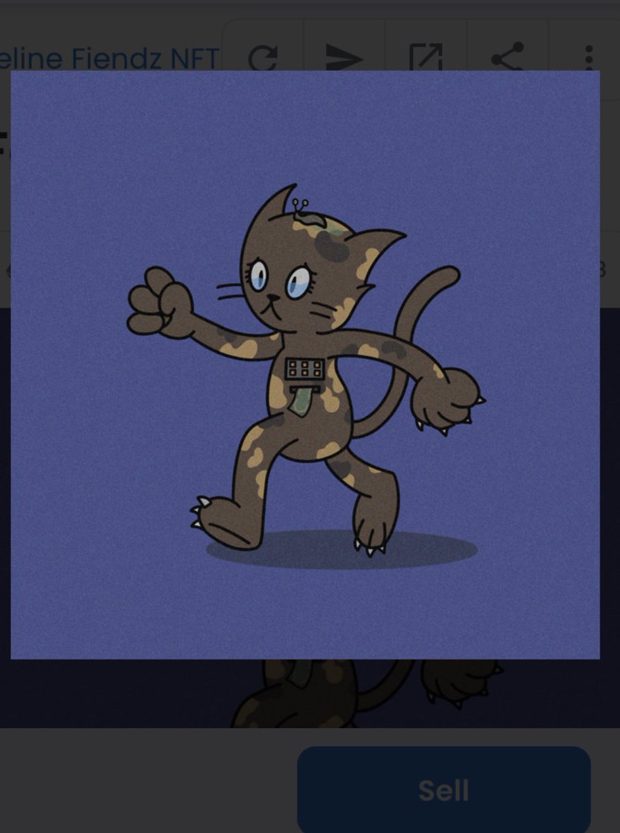 JUST BOUGHT MY FIRST NFT <a href="/FelineFiendz/">Fiendz</a> CAN I GET SOME LOVE PLEASE WILL FOLLOW BACK ❤️