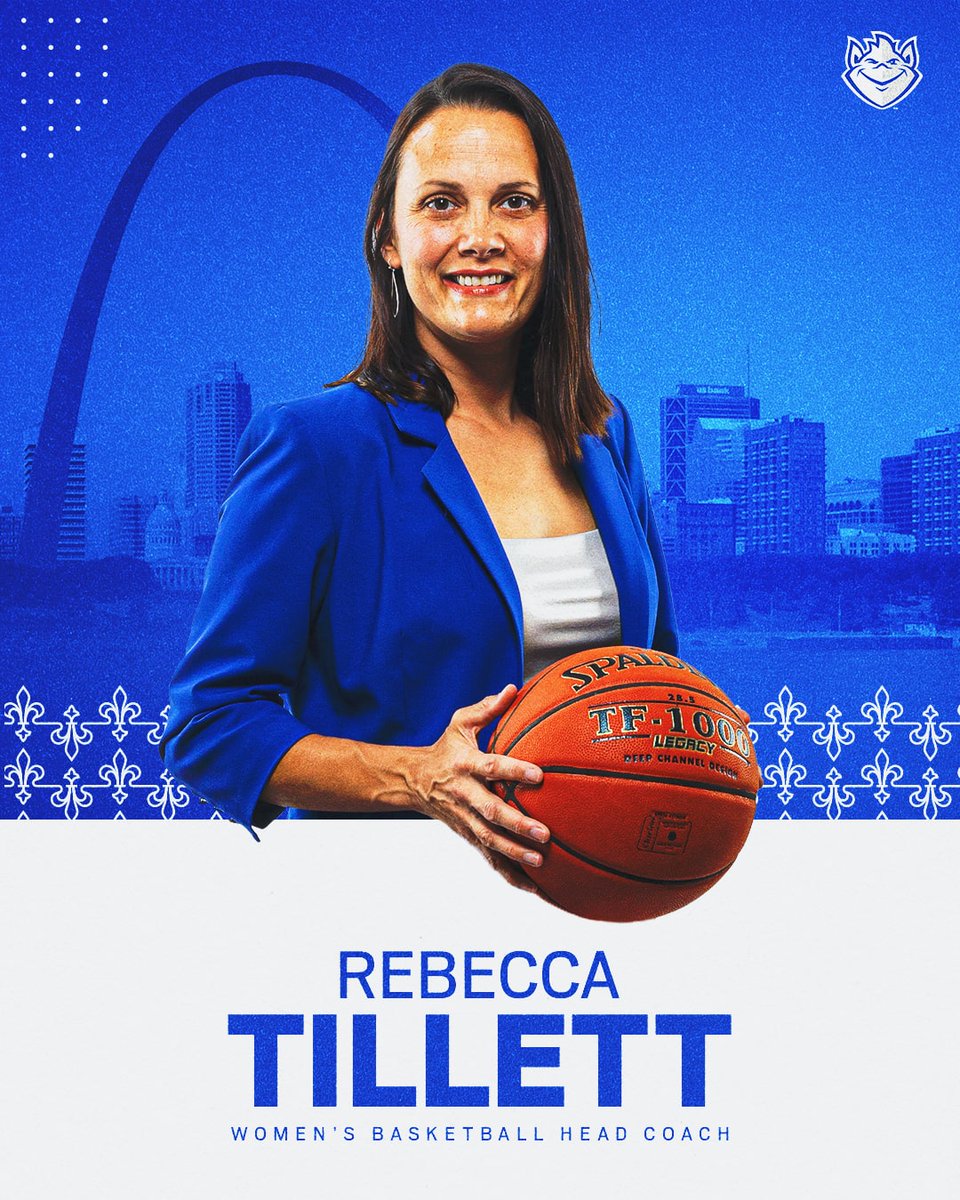 SaintLouisWBB's tweet photo. We've got our coach!

We're excited to announce @coachtillett as the eighth head coach in program history!

📰 | https://t.co/Ly9JDVDHvv https://t.co/BHvT8sEPIa